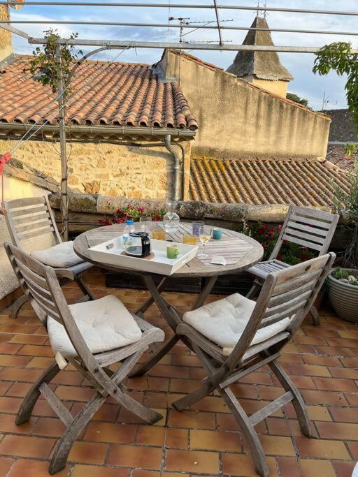 Charming Village House With Roof Top Terrace! Thezan-les-Beziers Ngoại thất bức ảnh
